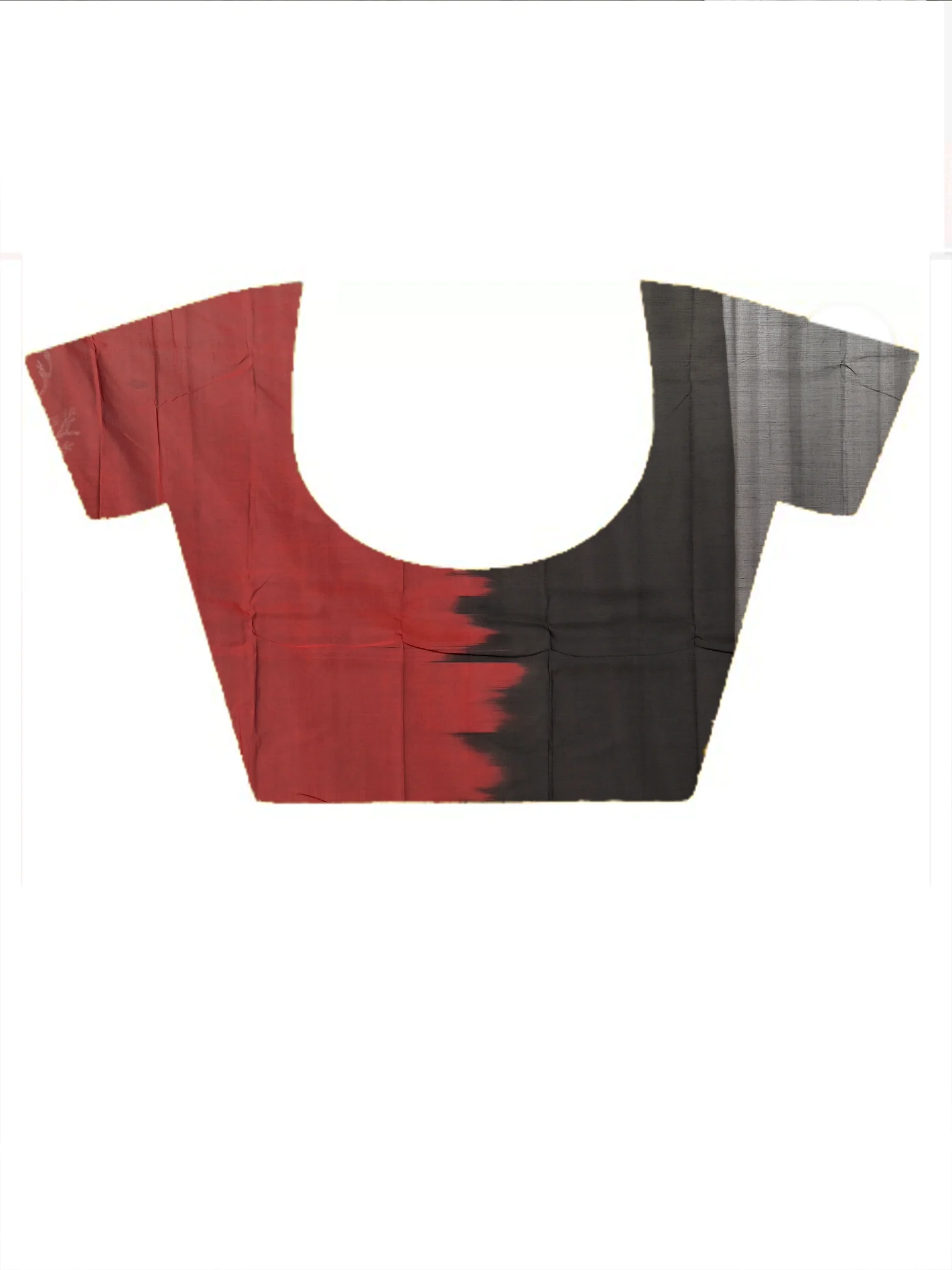 Black Red Cotton Parlik Gadwal Saree  (64)