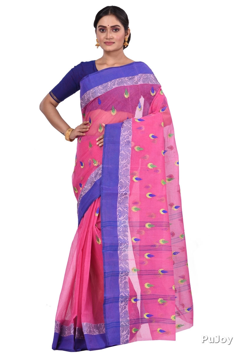 Pink Pure Cotton Dip_Embro Tant Embroidery (660)