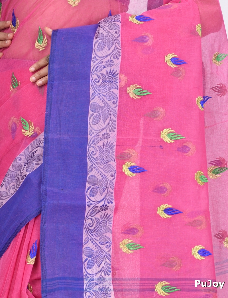 Pink Pure Cotton Dip_Embro Tant Embroidery (660)