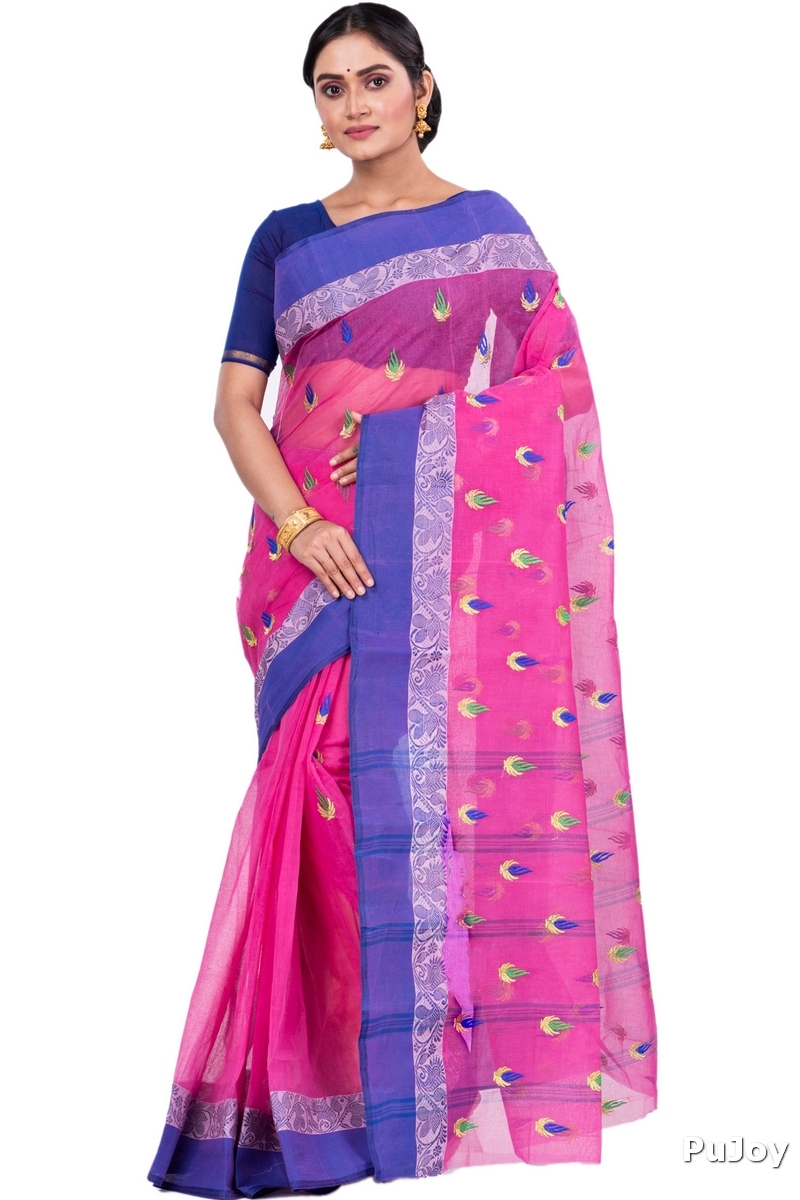 Pink Pure Cotton Dip_Embro Tant Embroidery (660)