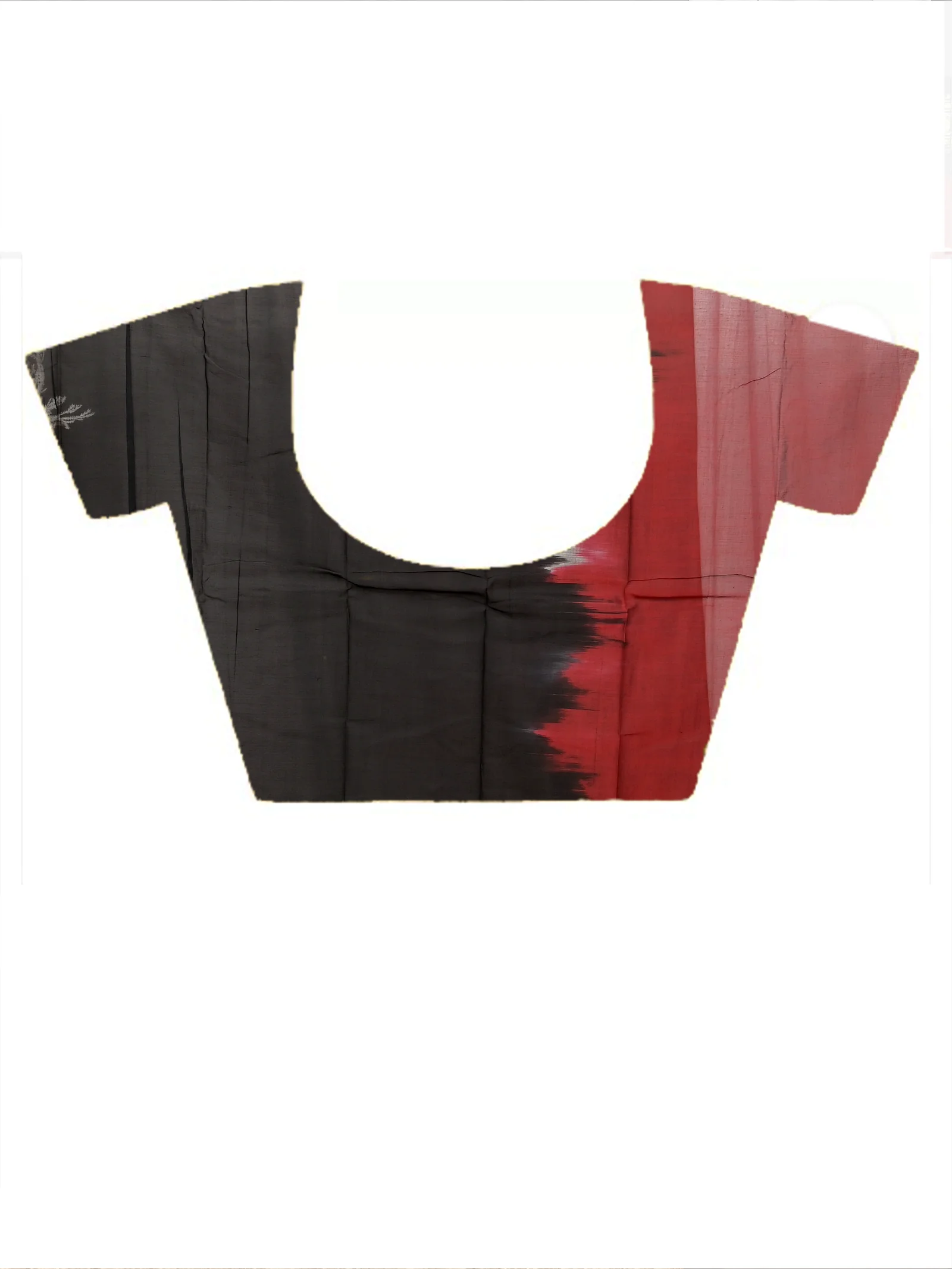 Maroon Black Cotton Parlik Gadwal Saree  (69)