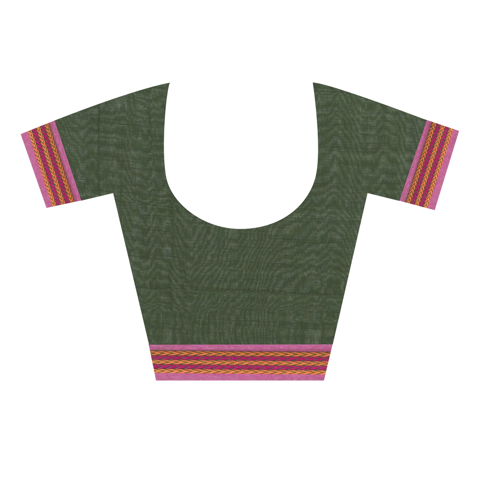 Green Pure Cotton Minakari_Jmdni Jamdani Saree (698)