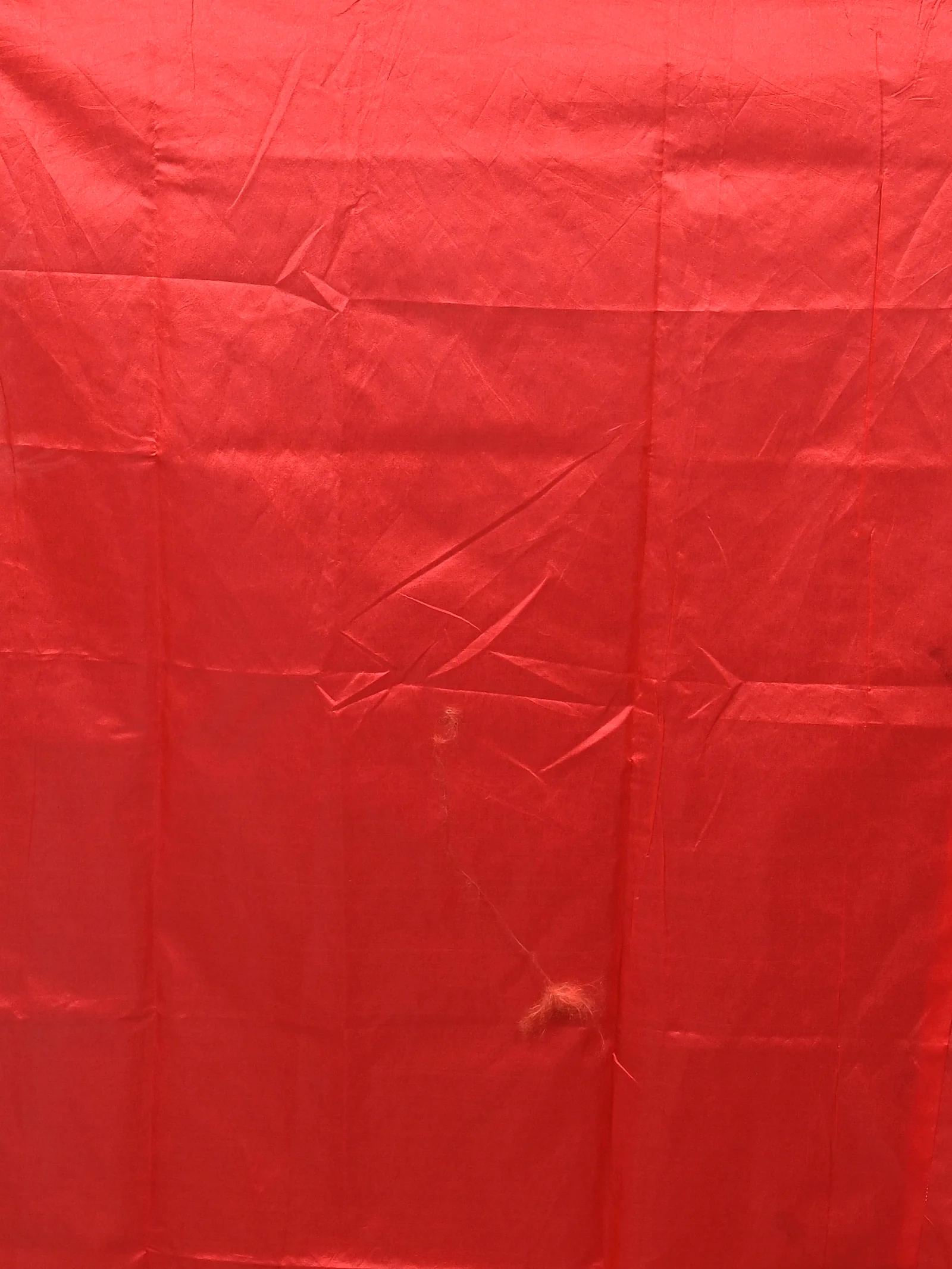 Red Cotton Blended Soumika Kantha Stitch Saree  (85)