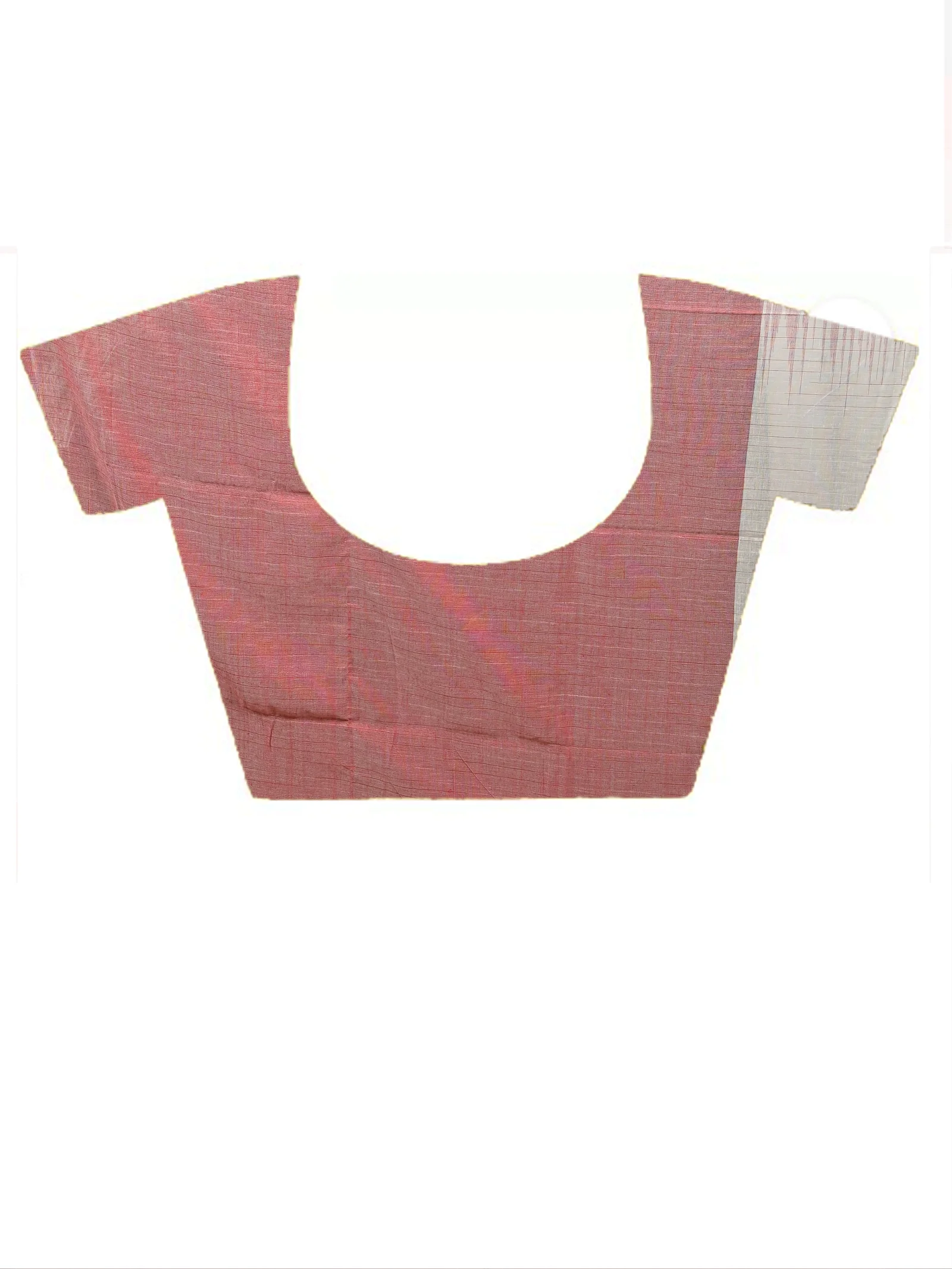 Red White Cotton Soumon Kotki Saree  (86)