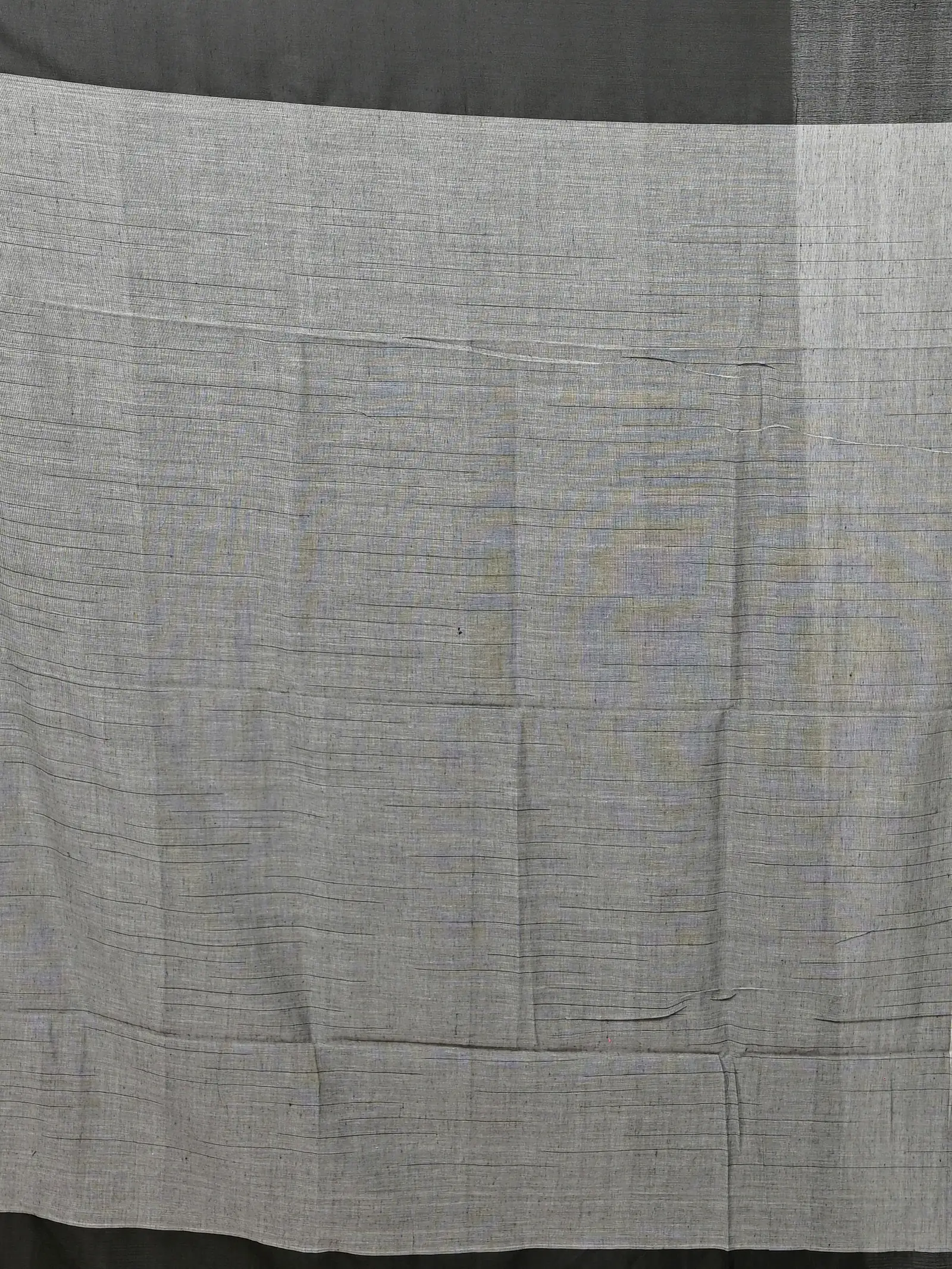 Black White Cotton Soumon Kotki Saree  (88)