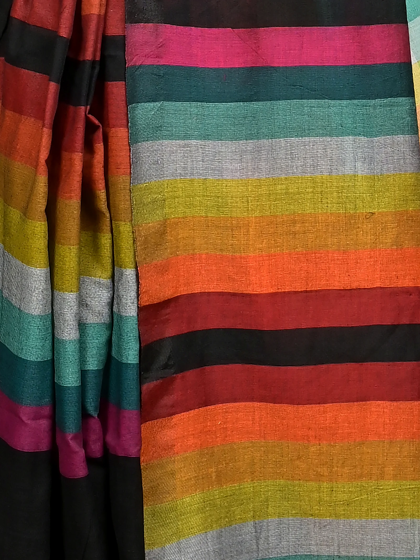Black Cotton Sounur Handloom Saree  (90)