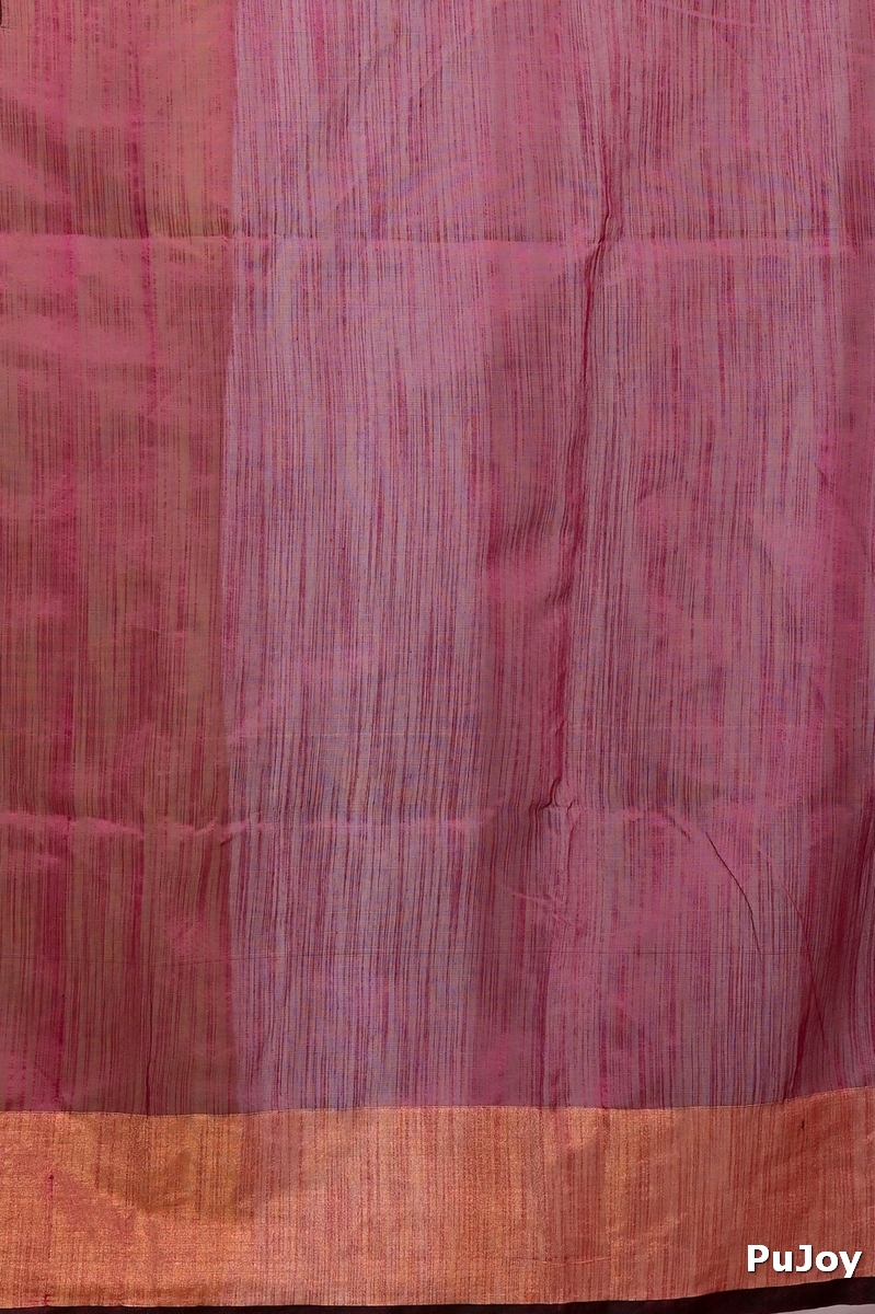 Maroon Blended Cotton Anito Hand Painted Saree (9007)