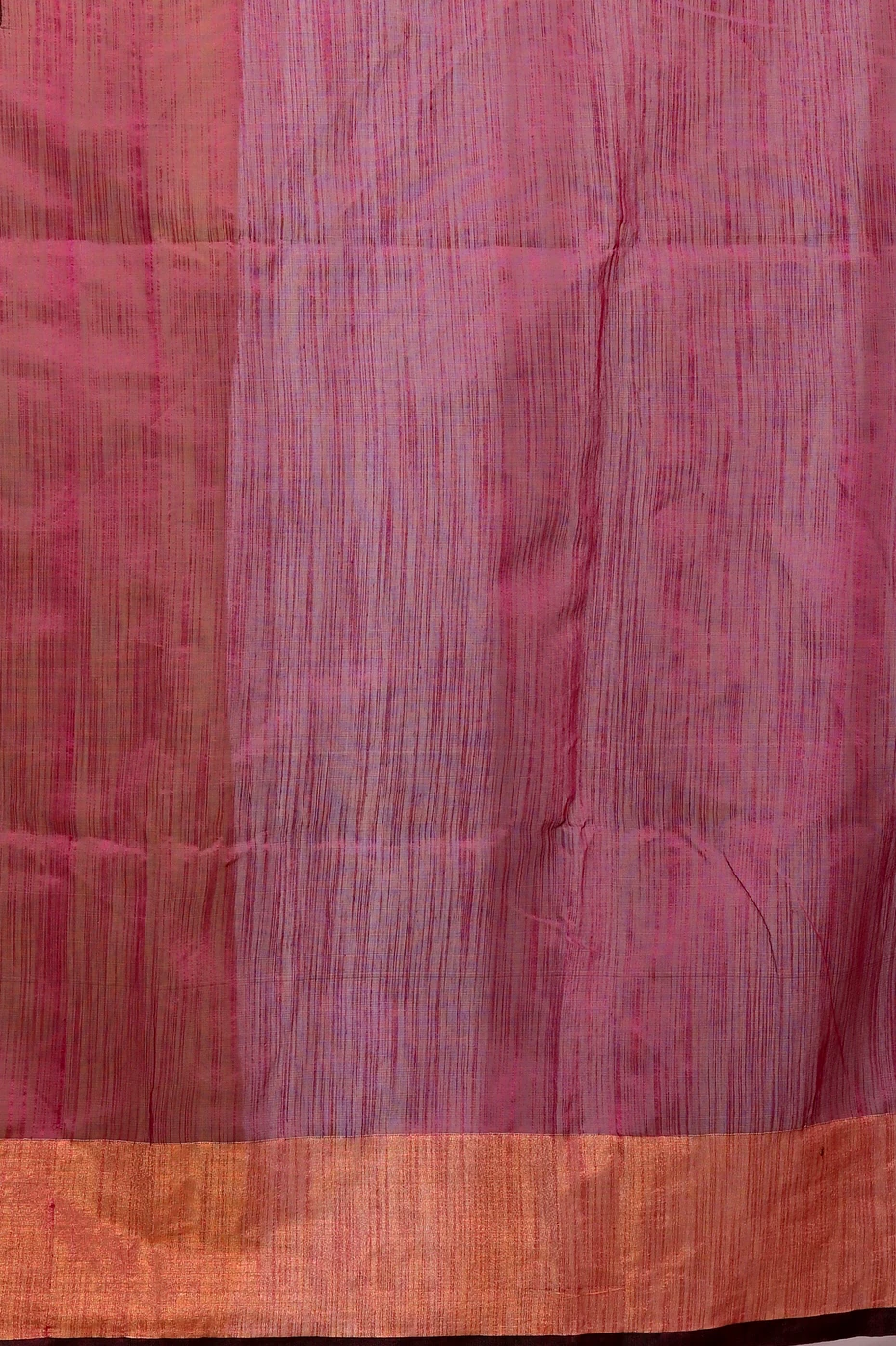 Maroon Blended Cotton Anito Hand Painted Saree (9007)