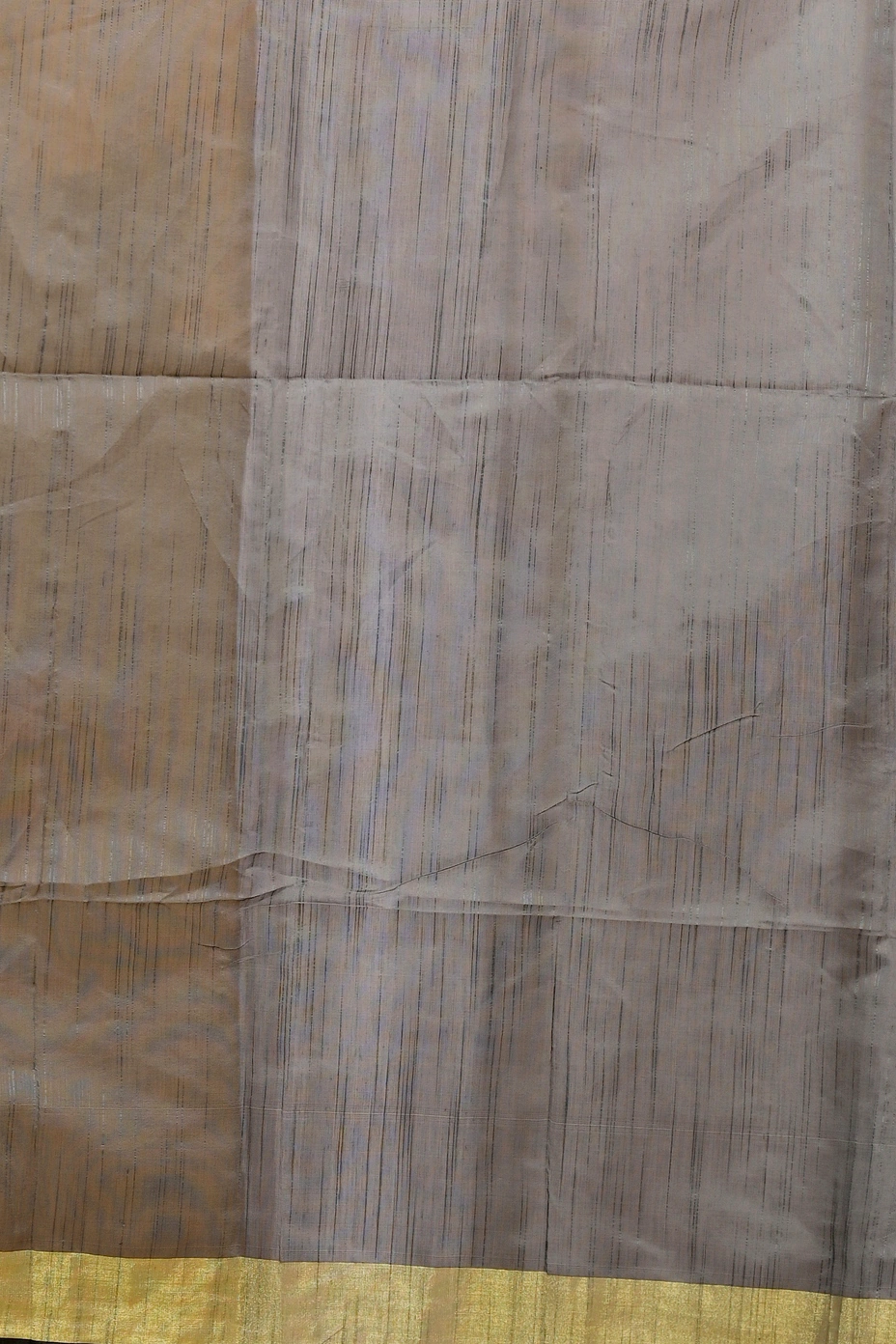 Dark Green Blended Cotton Anito Hand Painted Saree (9008)