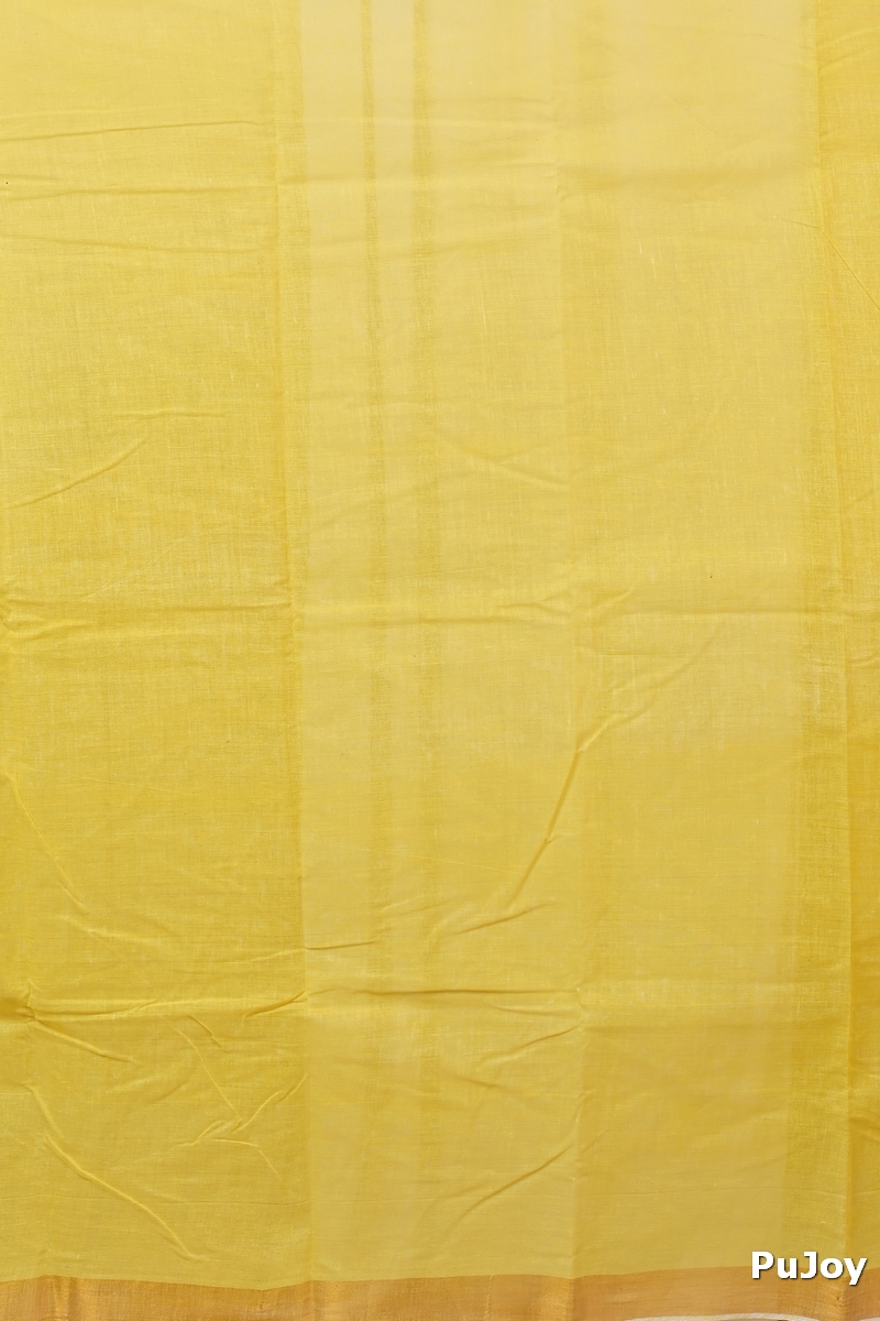 Multi-Coloured Pure Cotton Hataka Hand Painted Saree (9030)