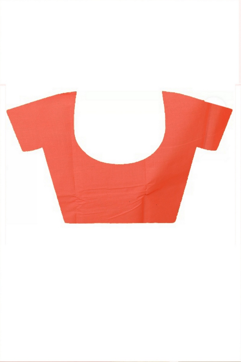 Multi-Coloured Pure Cotton Hataka Hand Painted Saree (9061)