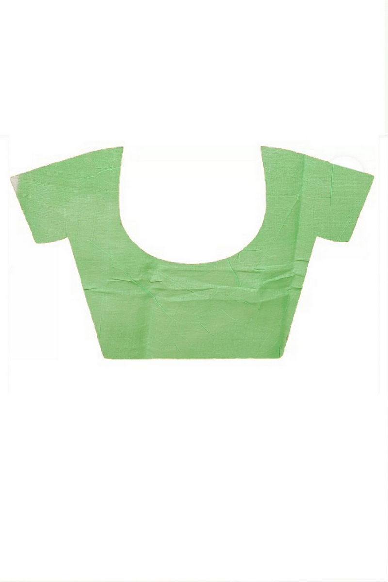 Multi-Coloured Pure Cotton Hataka Hand Painted Saree (9063)