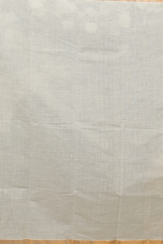 Yellow Pure Cotton Hataka Hand Painted Saree (9082)