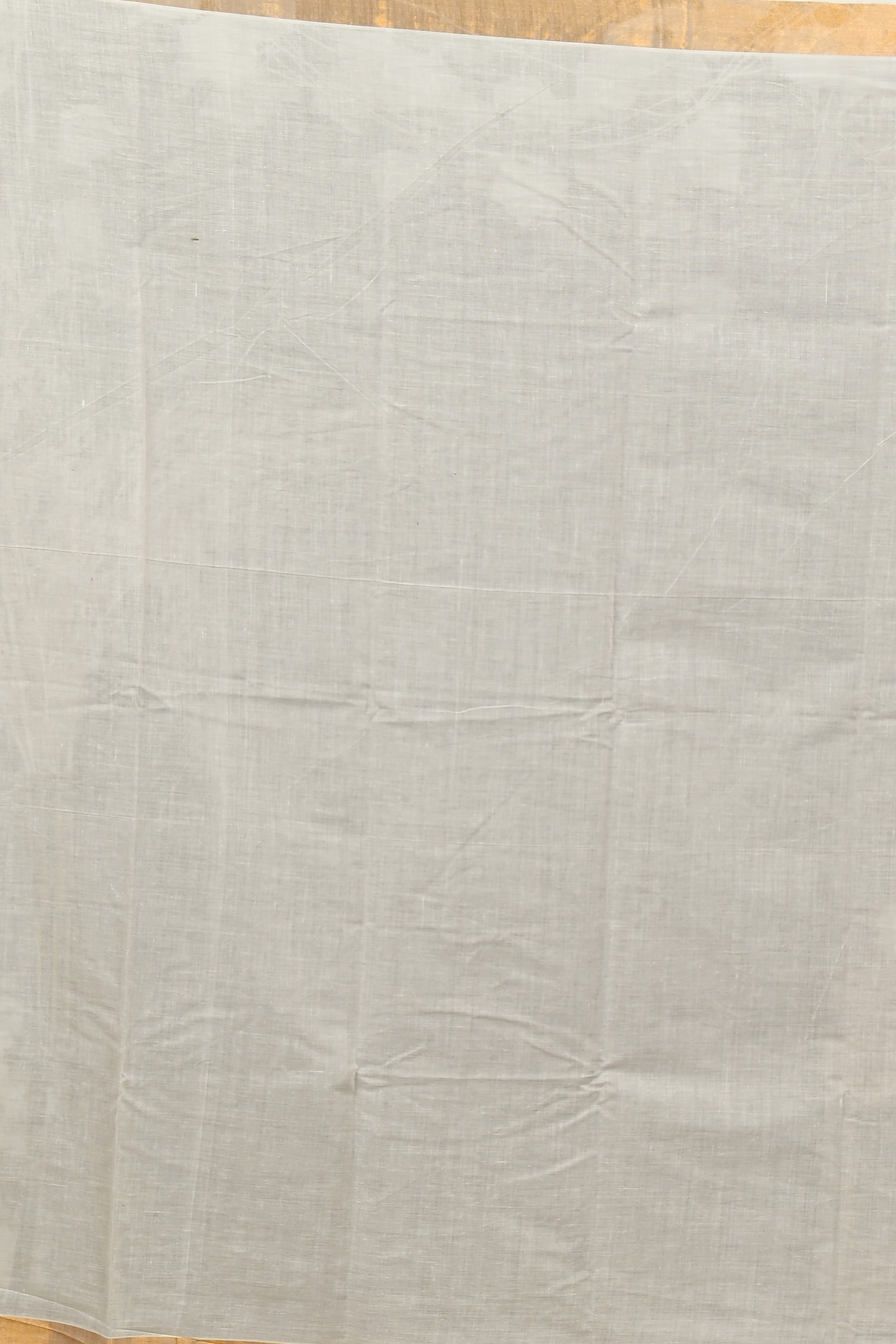 Orange Pure Cotton Hataka Hand Painted Saree (9088)