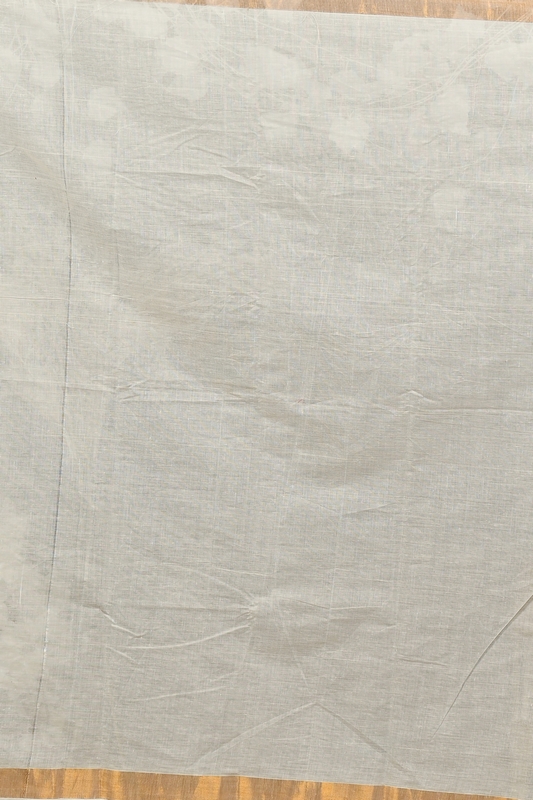 Multi-Coloured Pure Cotton Hataka Hand Painted Saree (9094)