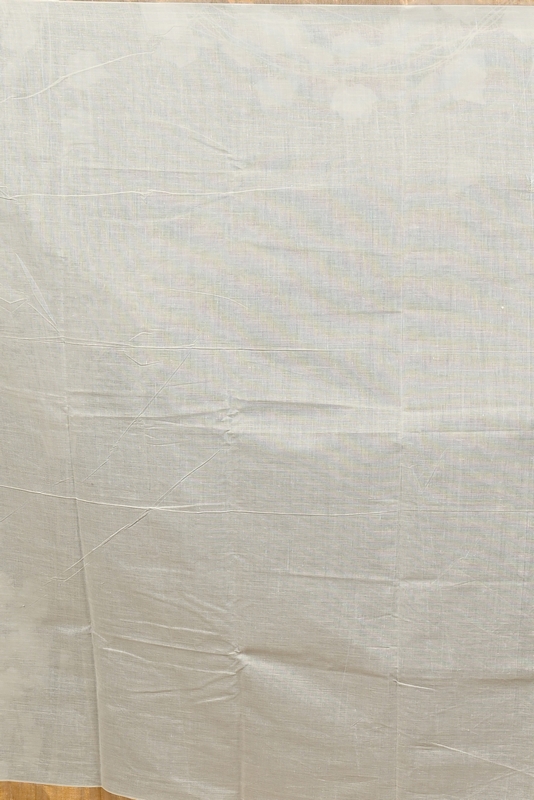 Multi-Coloured Pure Cotton Hataka Hand Painted Saree (9096)