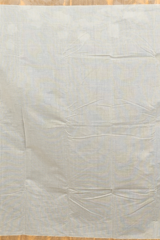 Multi-Coloured Pure Cotton Hataka Hand Painted Saree (9098)