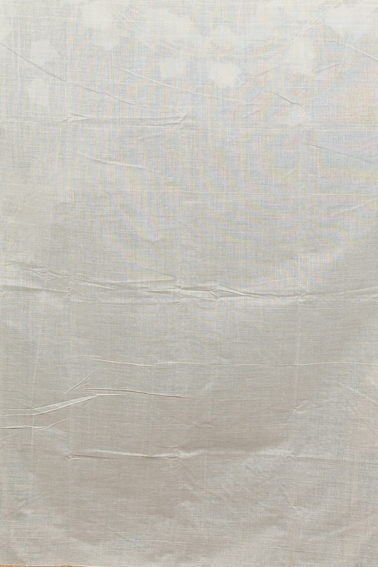 Multi-Coloured Pure Cotton Hataka Hand Painted Saree (9099)