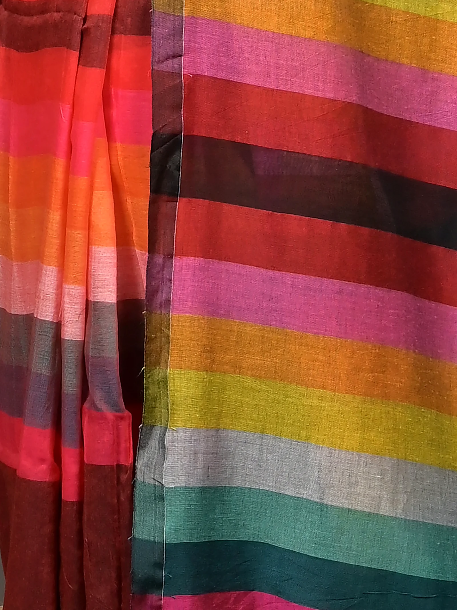 Maroon Cotton Sounur Handloom Saree  (91)