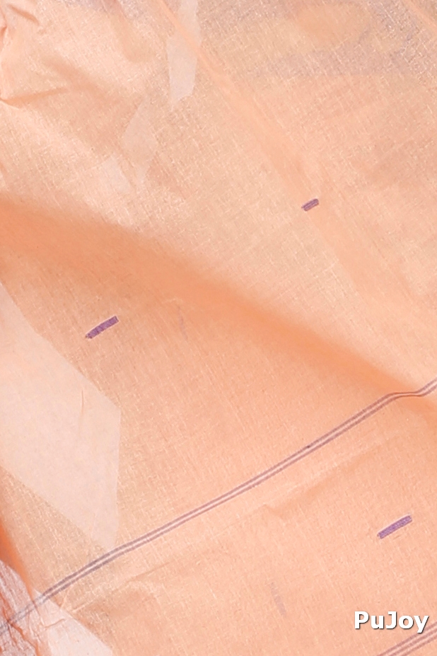 Light White Pure Cotton Gaela Tant Saree (923)