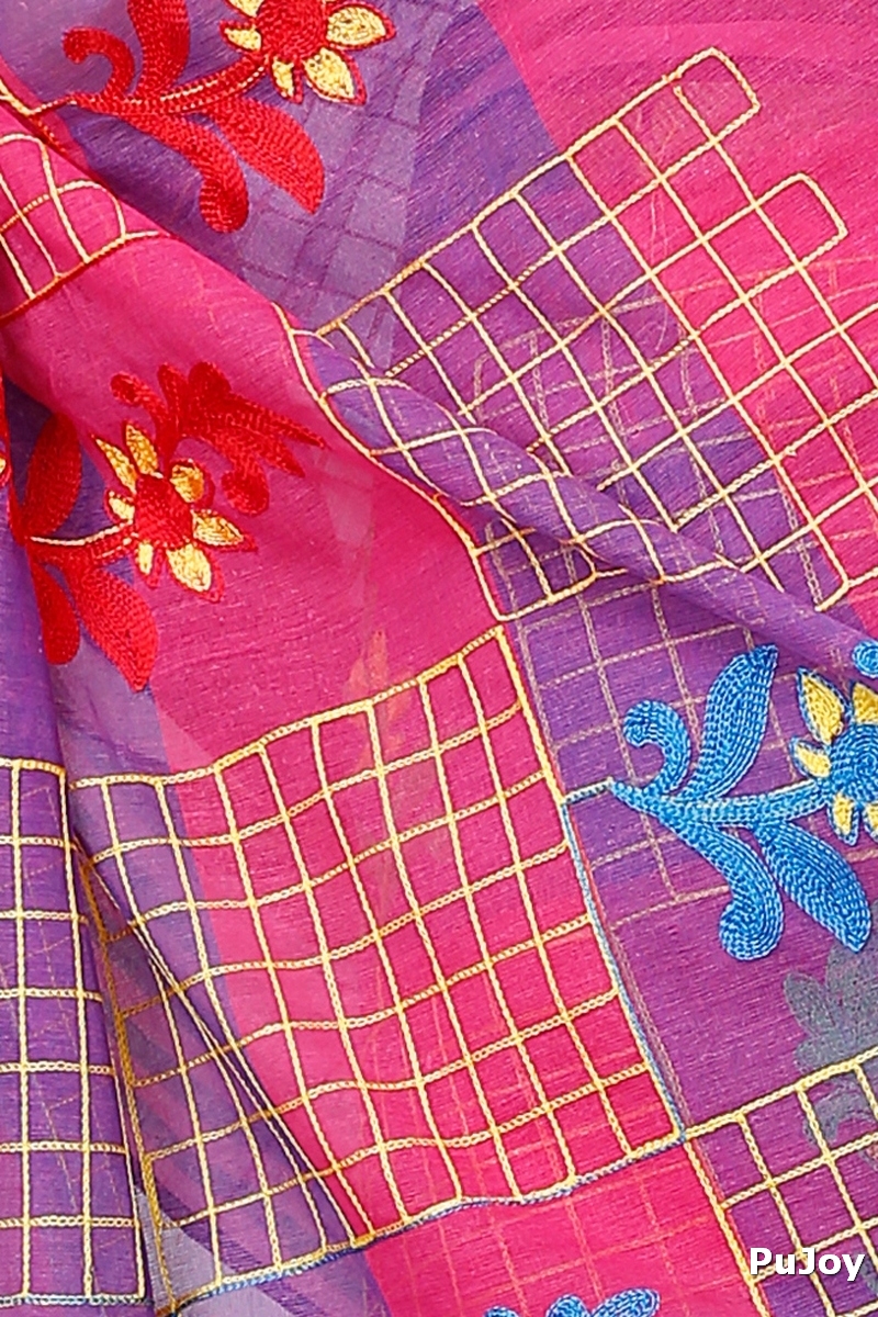 Dark Pink Pure Cotton Rivka Tant Embroidery (981)