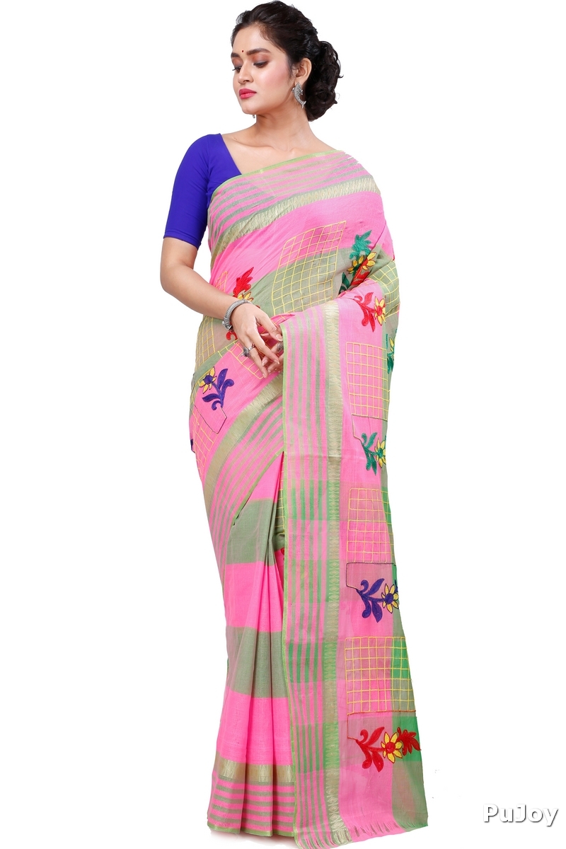 Light Pink Pure Cotton Rivka Tant Embroidery (982)