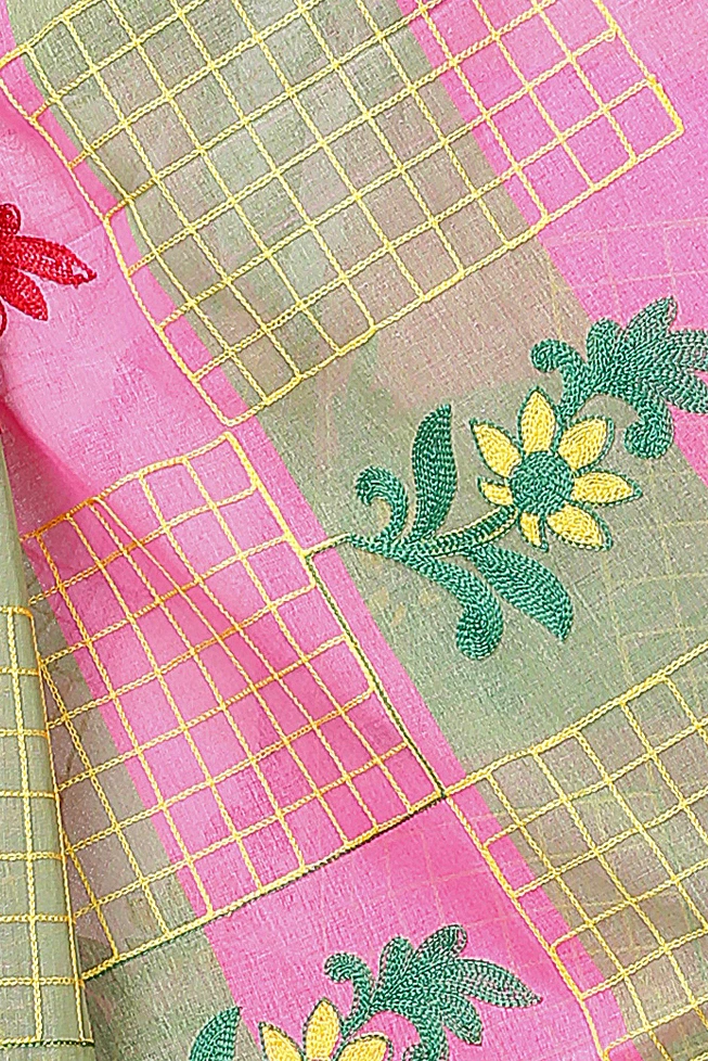 Light Pink Pure Cotton Rivka Tant Embroidery (982)