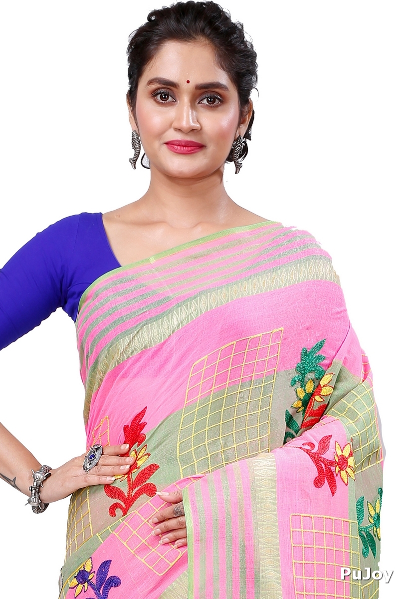 Light Pink Pure Cotton Rivka Tant Embroidery (982)