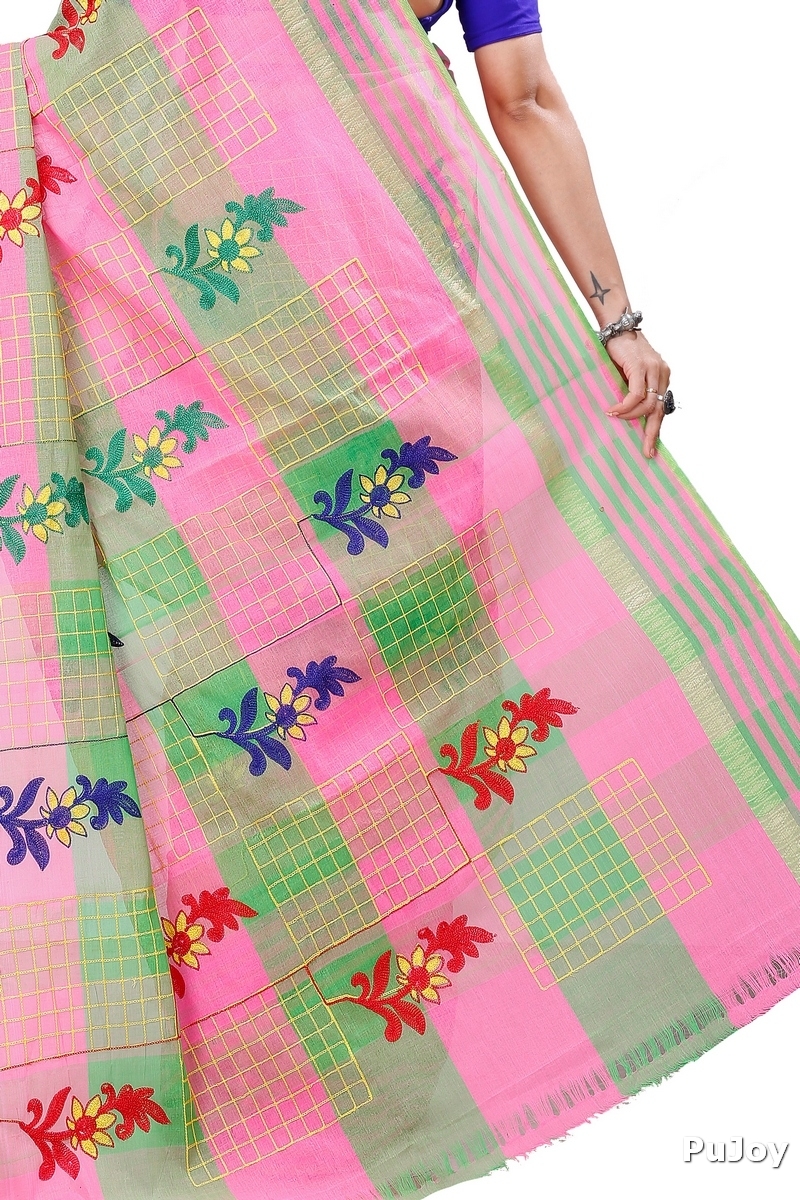 Light Pink Pure Cotton Rivka Tant Embroidery (982)