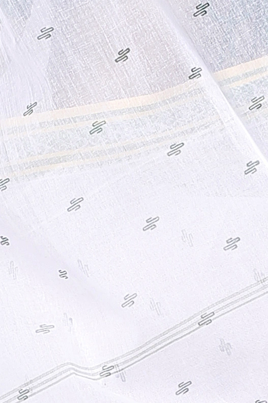 White Green Pure Cotton Regina Tant Saree (985)